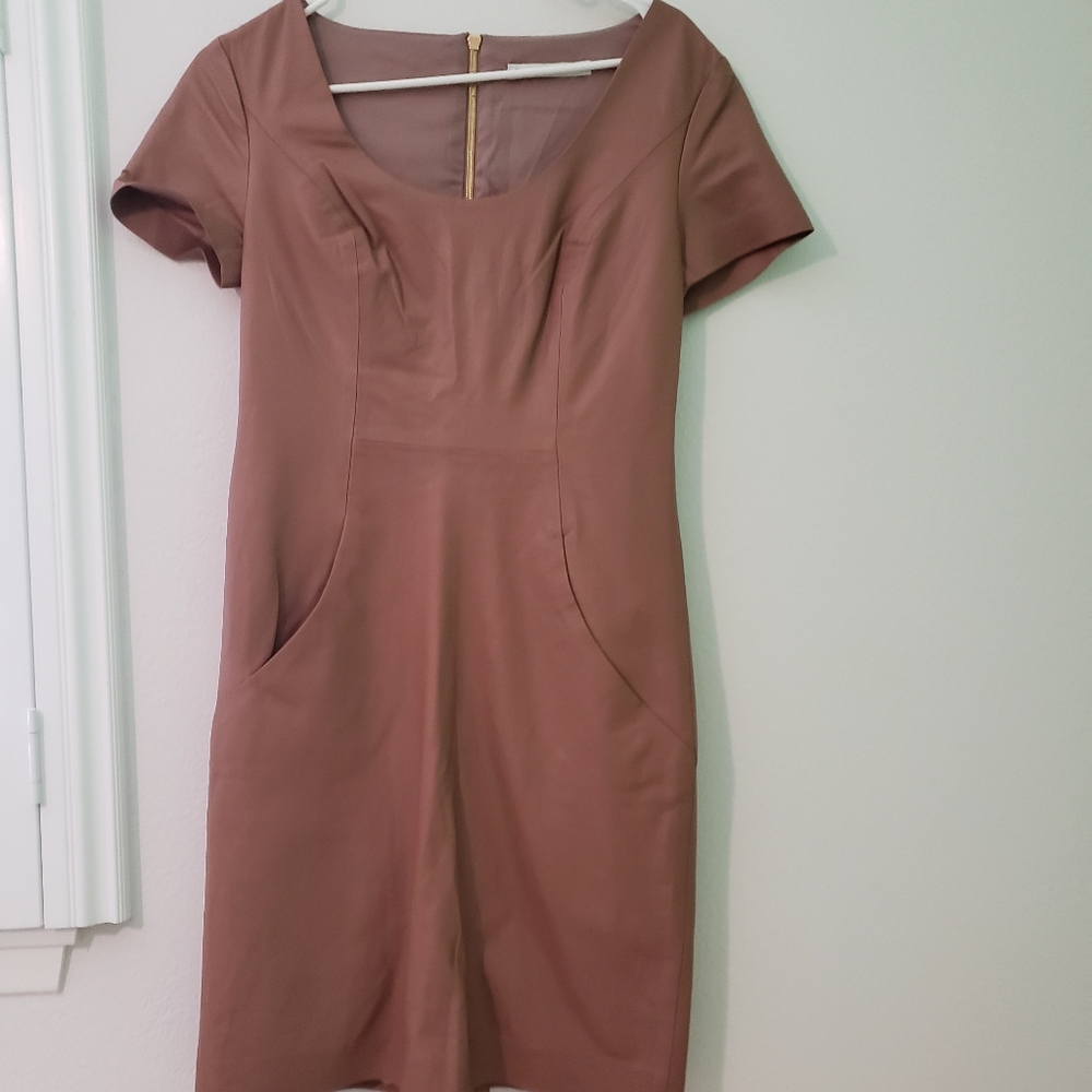 Trina Turk Leather Dress